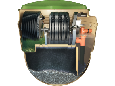 Oczyszczalnia biologiczna BioDisc BB dla 12 osób