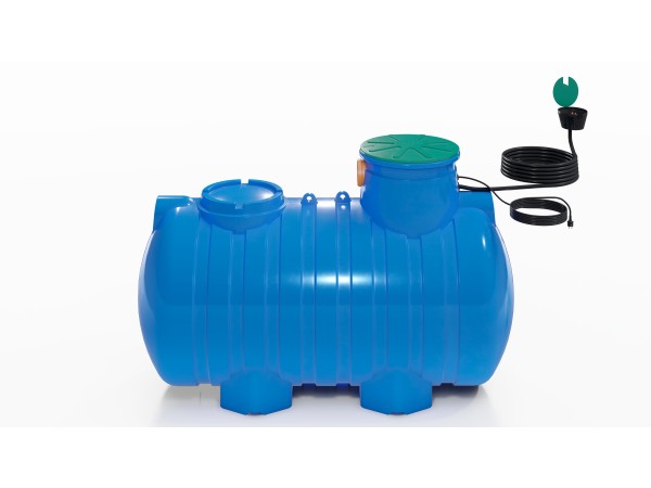 Zbiornik na wodę deszczową Bamartech SOLID WATER KIT 2200l z pompą