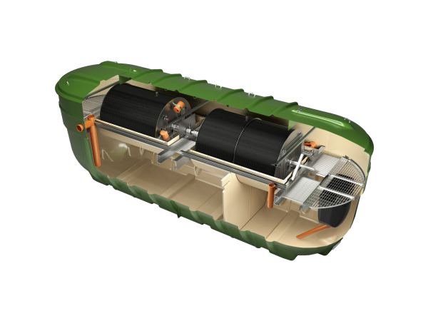 Komercyjna / lokalna oczyszczalnia ścieków Kingspan BioDisc BF 50RLM