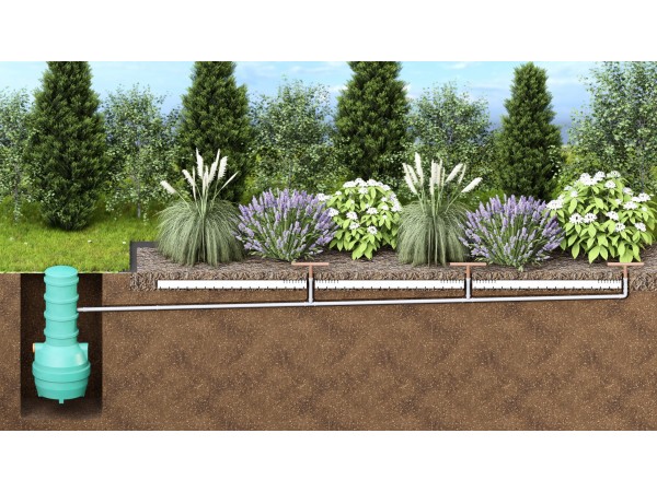 Zestaw GWF brązowy z przepompownią i rurami