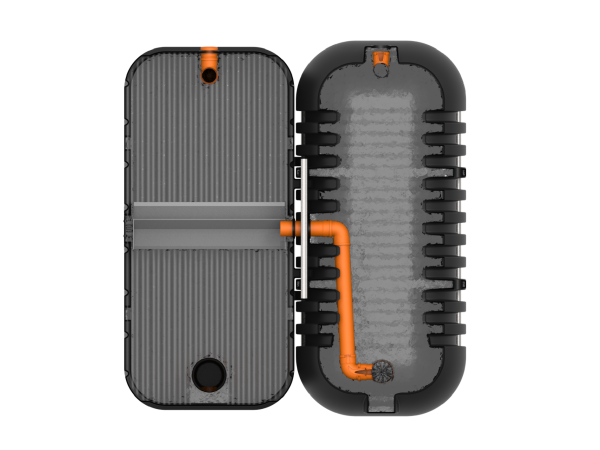 Bezprądowa biologiczna oczyszczalnia ścieków - BioTec Flo 8 R IPS
